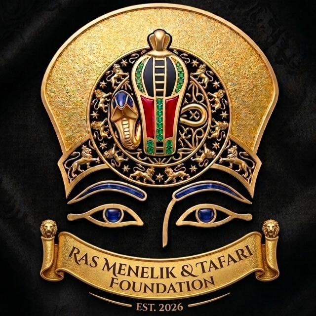 The Ras Menelik and Tafari Foundation crest, parent company of Orgnature, established 2026.